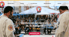 Desktop Screenshot of gastroslavnosti.cz